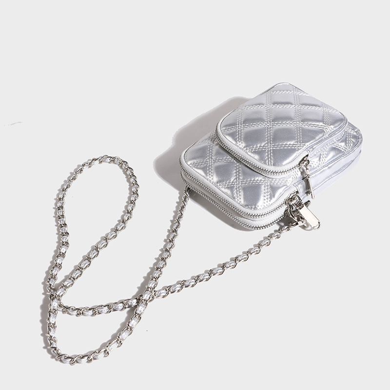 New women's bag diamond chain bag 2025 designer fashion shoulder crossbody bag