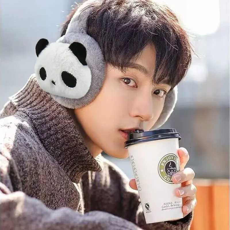 Maikun New Cartoon Childrens Plush Fluffy Earmuffs Students Winter Warm Cute Panda Ear Bags XJ250812