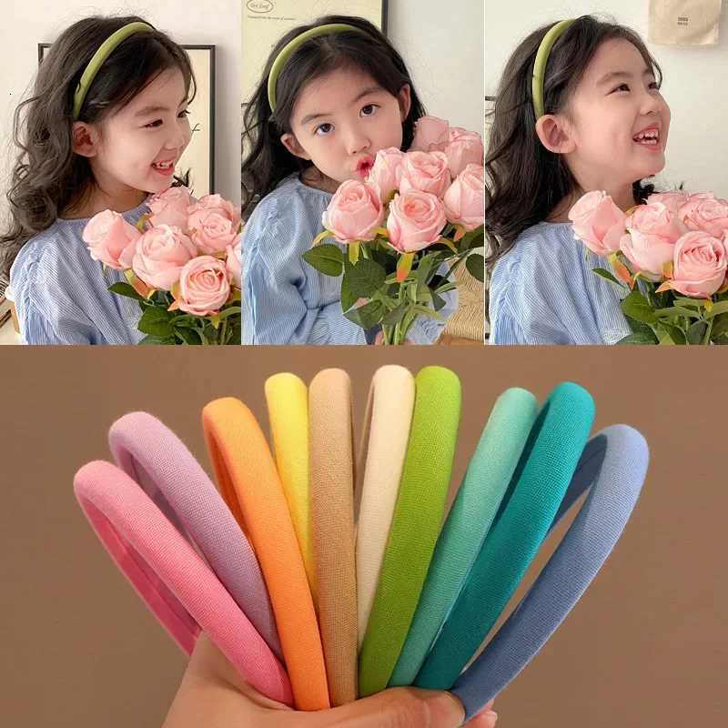 Candy Color Band for Children Beautiful Cloth Art Band Girls Hair Accessories X250812