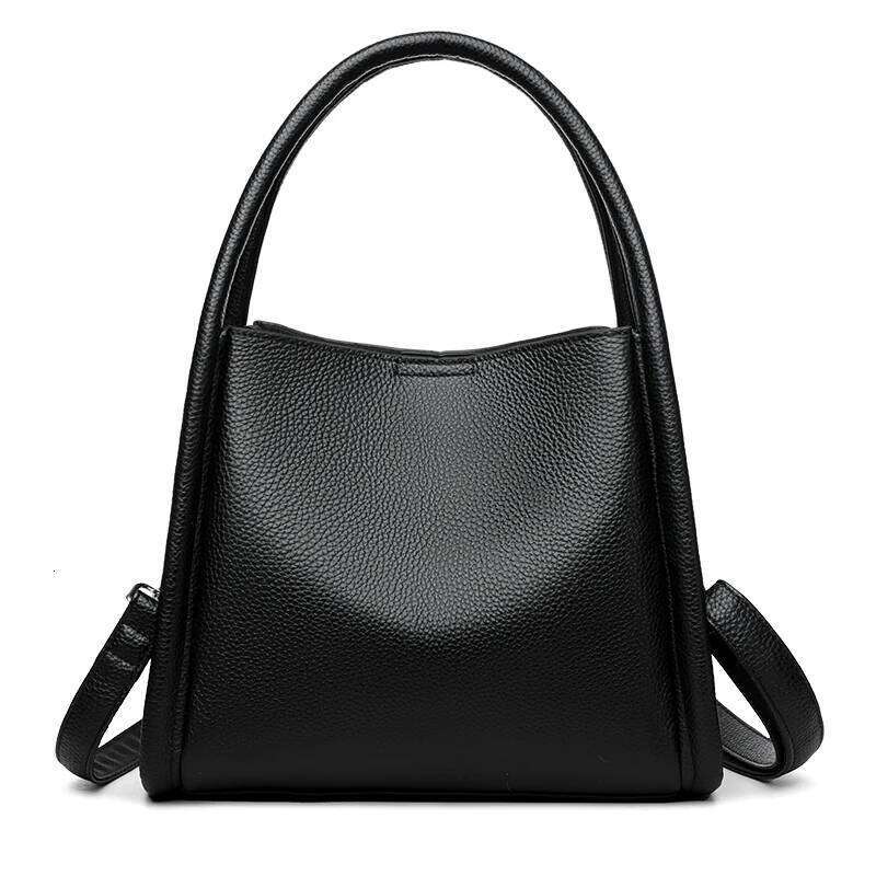 High-End Real Cowhide Women Shoulder Crossbody Bags Women's Tote Bag Fashion Genuine Leather Female Handbags Sac A Main
