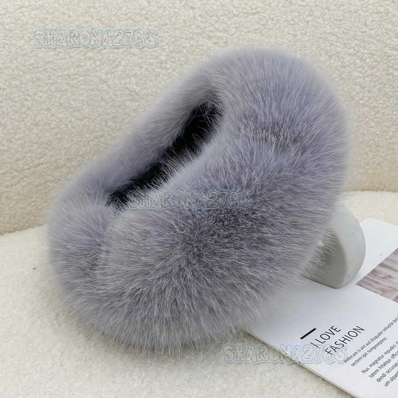 Autumn Winter Furry No-crown Hat Hair Accessory Circle Thickened Faux Fox Fur Hat Circle Warm Faux Fur Hair Band Hat for Women H250811