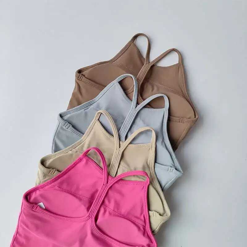 Summer Sports Underwear Womens Fitness Running Camisole Shockproof and Anti-Sagging Sexy Beauty Back Bra Quick Drying Z250812