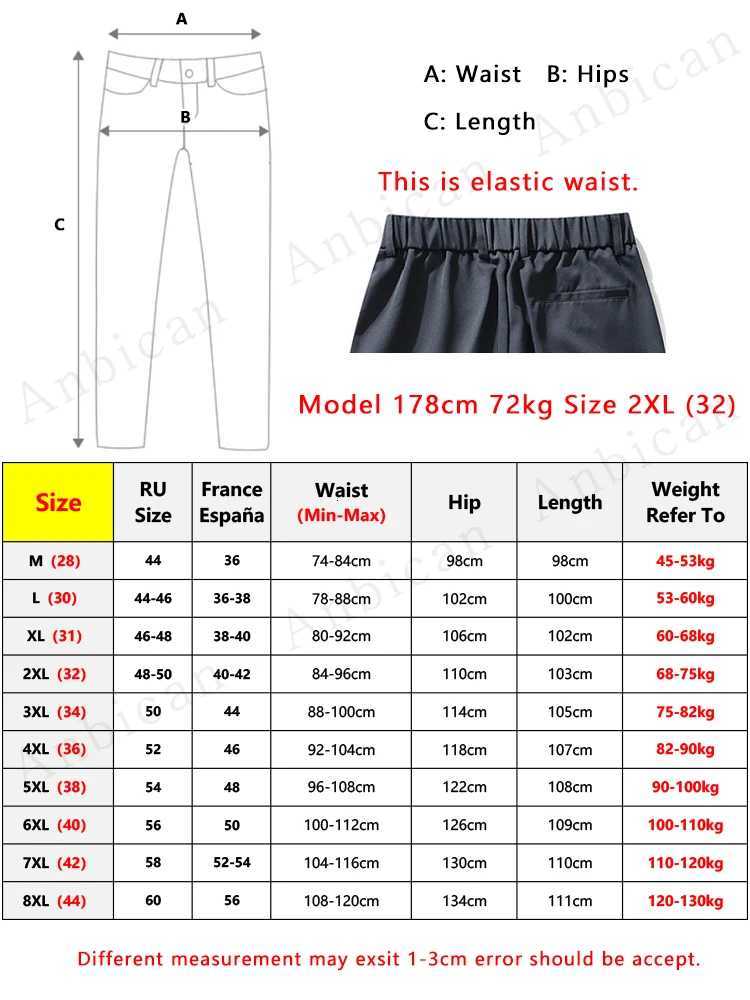 Summer Mens Pants Big Size Light Cool Polyester Straight Suit Pants Loose Fit Banding Slacks Men Business Casual Trousers 8XL W250812