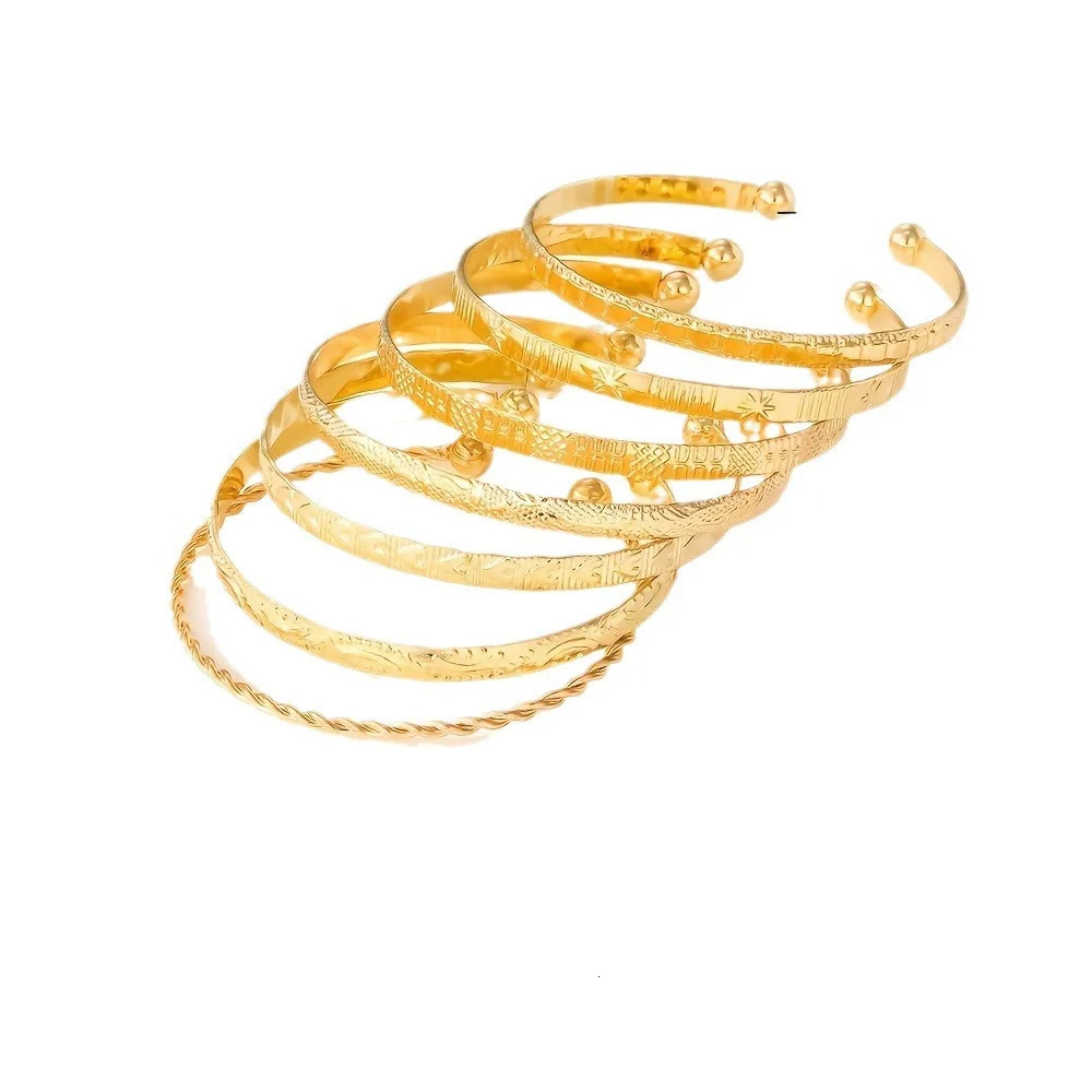 7PCS Trendy Classics Basic Style Chain Star Bracelets Set for Women Adjustable Twists Bangles Hand Jewelry Gift Fashion 250811