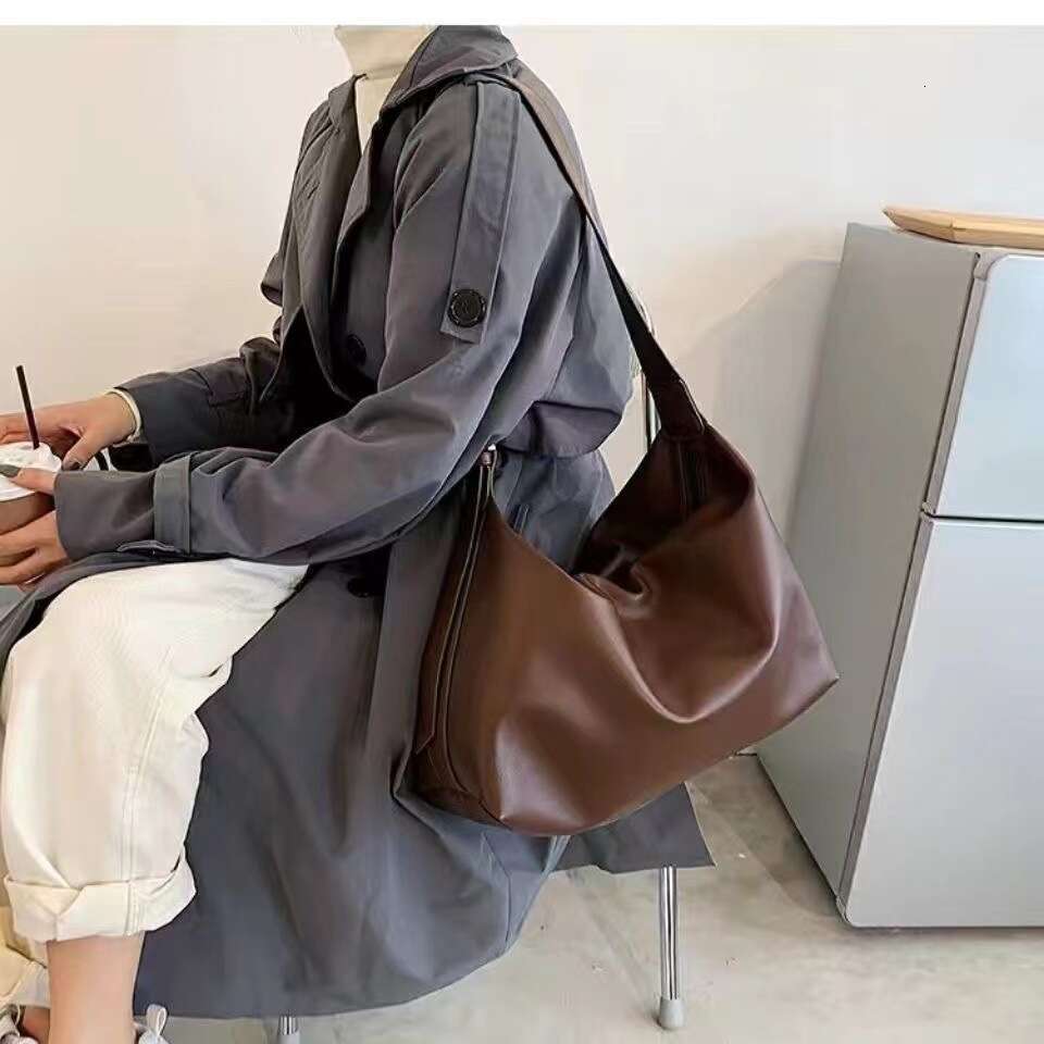 Spring Summer New Large Capacity Single Shoulder Crossbody Korean Style Women's Bag Loose Trench Coat Match B5
