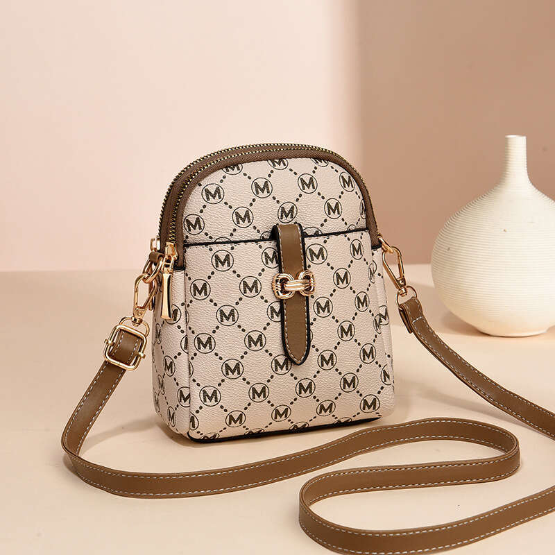 DHpet_wholesale Mini Vintage Crossbody Bag - Retro PU Shoulder Purse for Women, Small Phone Bag with Zipper (4 Colors)