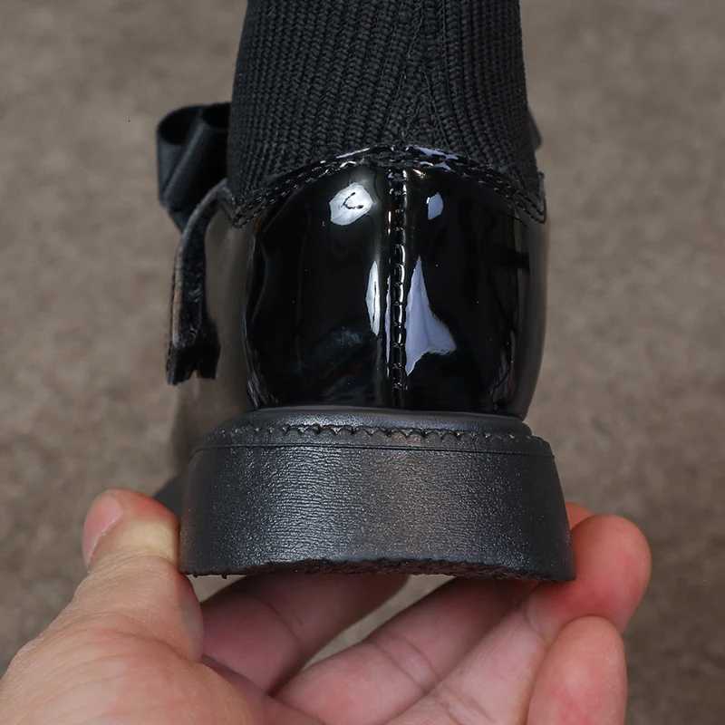 Girls Boots 2025 New Autumn Black Childrens Riding Boots Little Girls Casual Ankle Boots Kids Shoes Snow Boots for Girls XJ250812