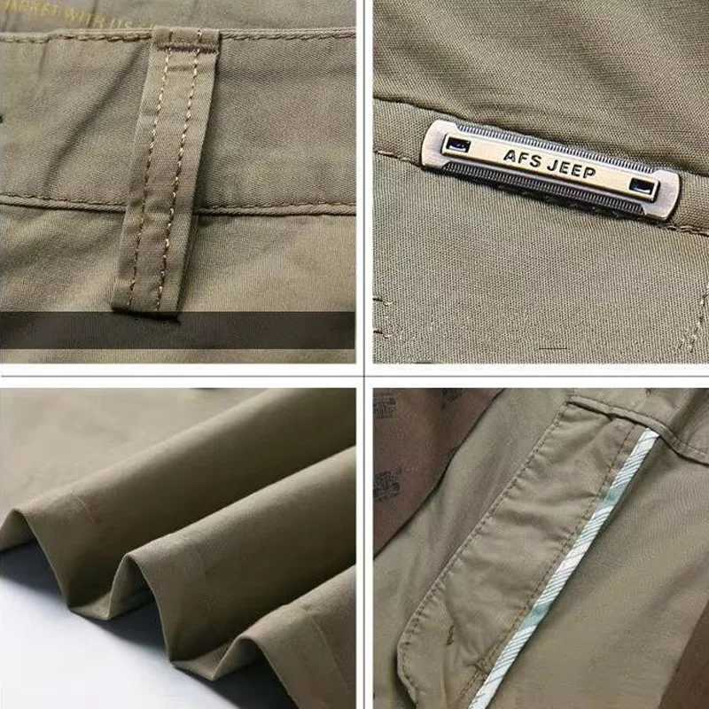 Multi Pocket Work Cotton Long Trousers Tactical Military Cargo Pants Men SWAT Special Forces Army Combat Casual Thin Pants X250812