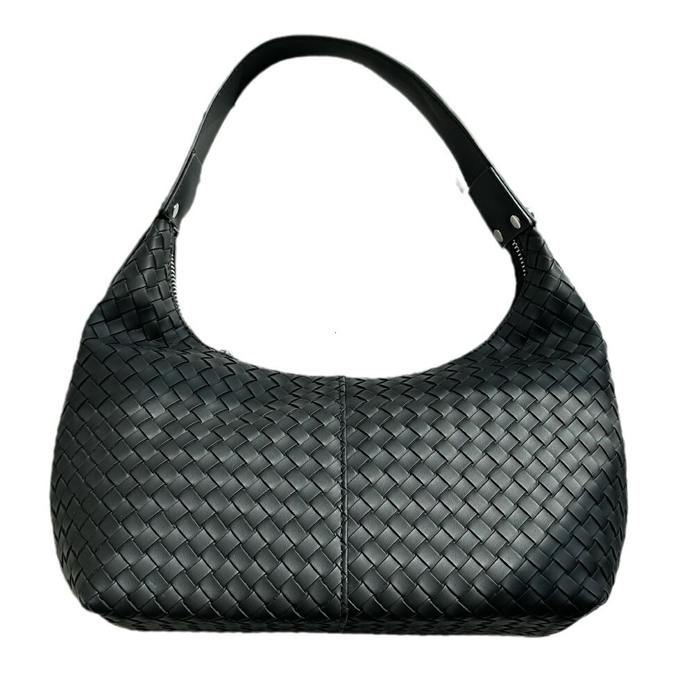 Women s New Versatile Comfortable Woven Underarm Baguette Fashion Trendy Shoulder Bag ddmymarket