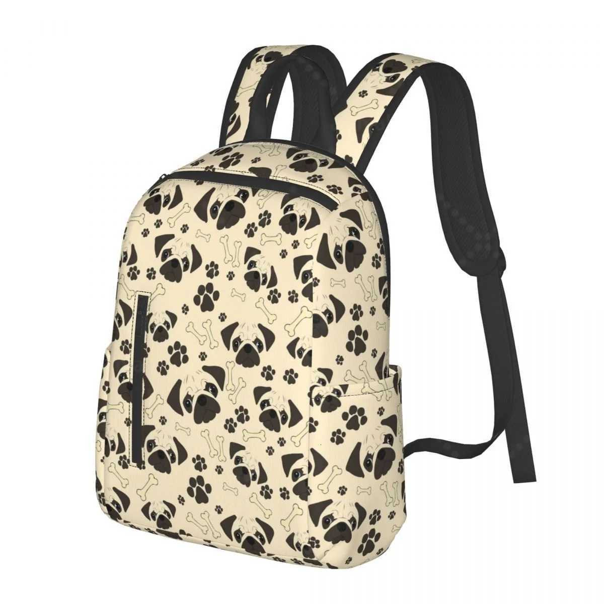 French BulldogTravel Backpack College Book Bag for Men Women Lightweight Casual Should Bags for Outdoor Sports Hiking Y250811