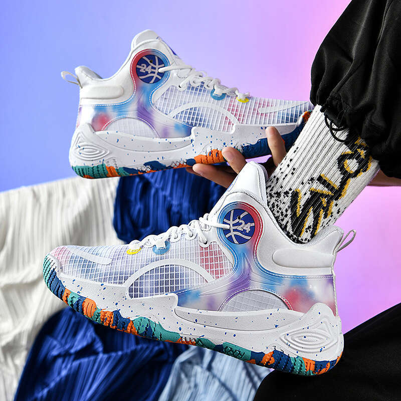 Basketball Korean Style Sports Free shipping Autumn Casual Height-Increasing Thick-Soled Student Running High-Top Men's Shoes