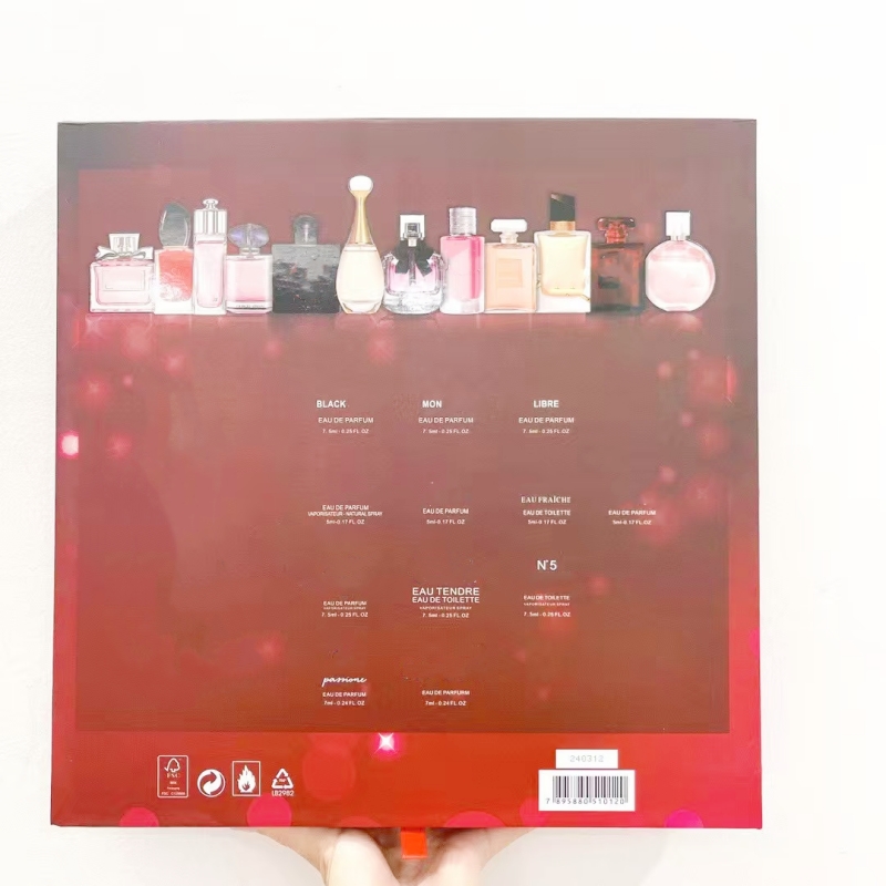 Luxuries cologne perfume for women men lady girls 12pcs set with suit box men's Parfum spray charming fragrance long lasting wholesale Sexy Fragrance Spray ship
