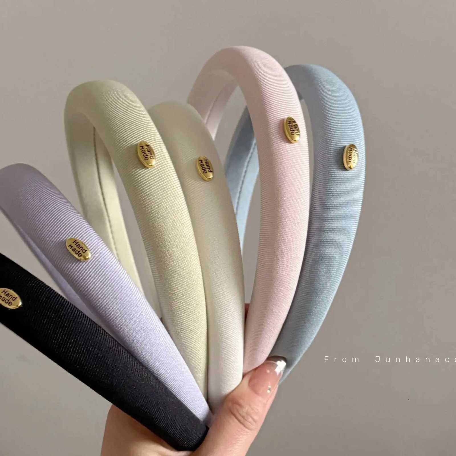 Rantic Spring Pure Color Gold Label High Hairline Band Wens Versatile Outdoors Hair Accessories New Year Style X250812