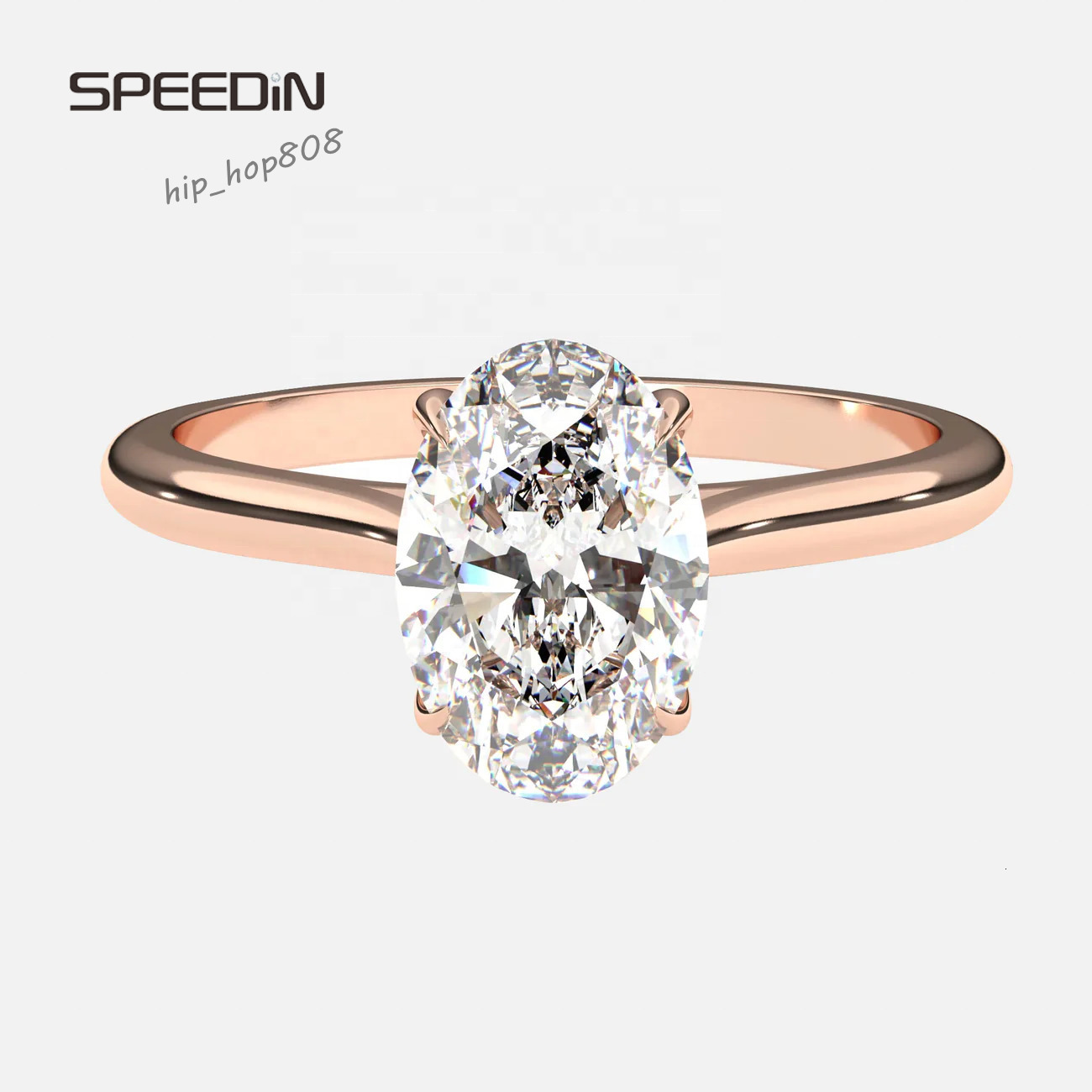 Custom 1ct 2ct 3ct VVS D Color CVD HPHT IGI GIA 10K 14K 18k Gold Wedding Engagement Ring Lab Grown Diamonds Rings