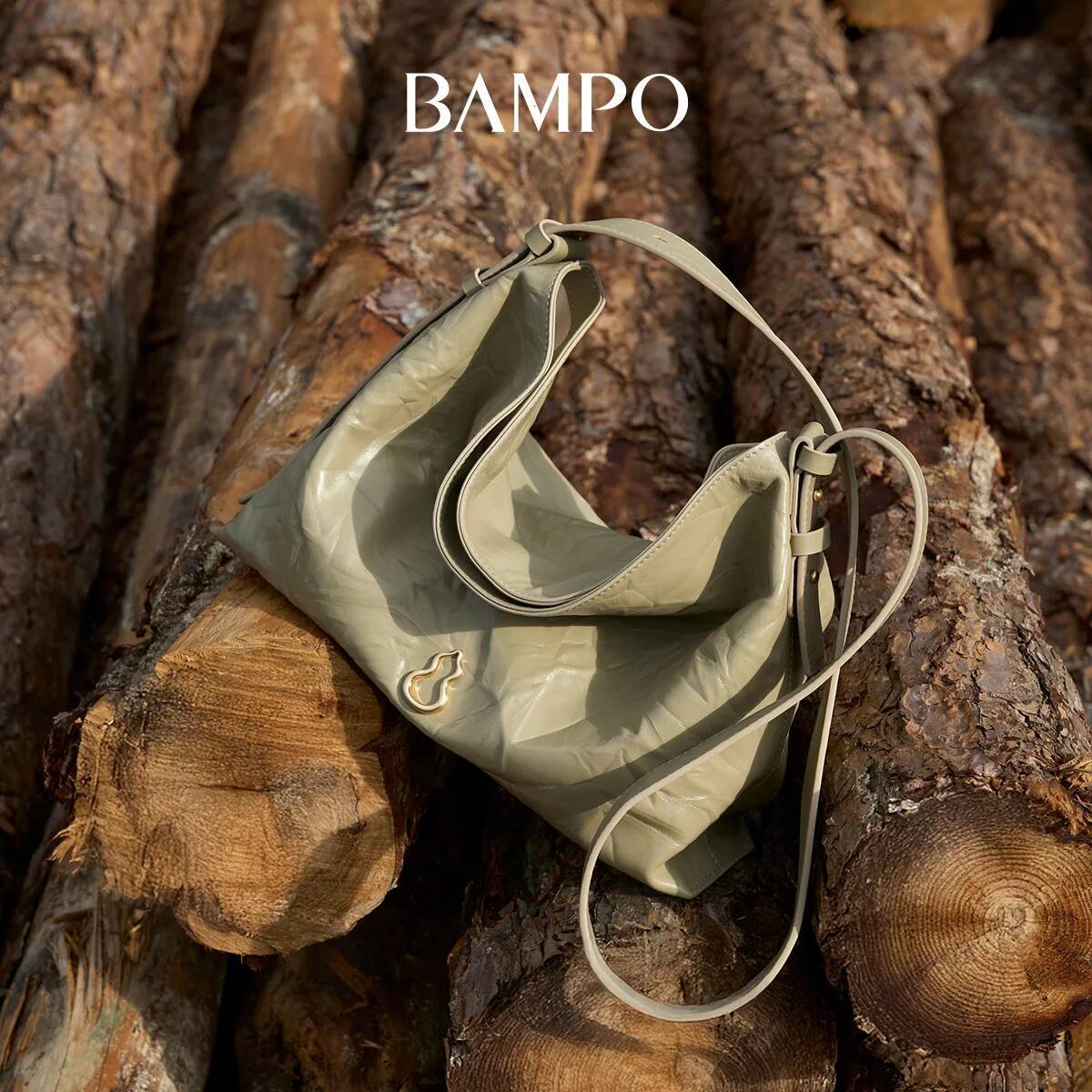 BAMPO 2025 New Hobo Medium Size Top Grain Leather Tote Commuter Crossbody Shoulder Bag