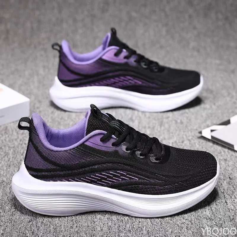 New Spring Lightweight Sports Shoes Simple Versatile Women Comfortable Shock-Absorbing Breathable Wear-Resistant Women Shoes Z250812
