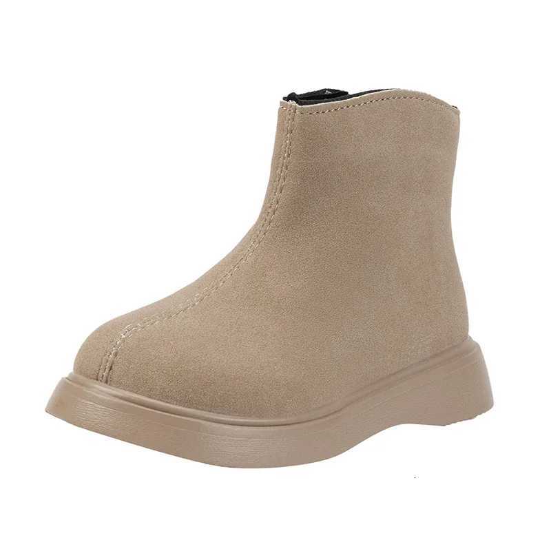 2024 Autumn Winter New Fashion British Style Soft Bottom Anti-slippery Versatile Short Boots for Girls XJ250812