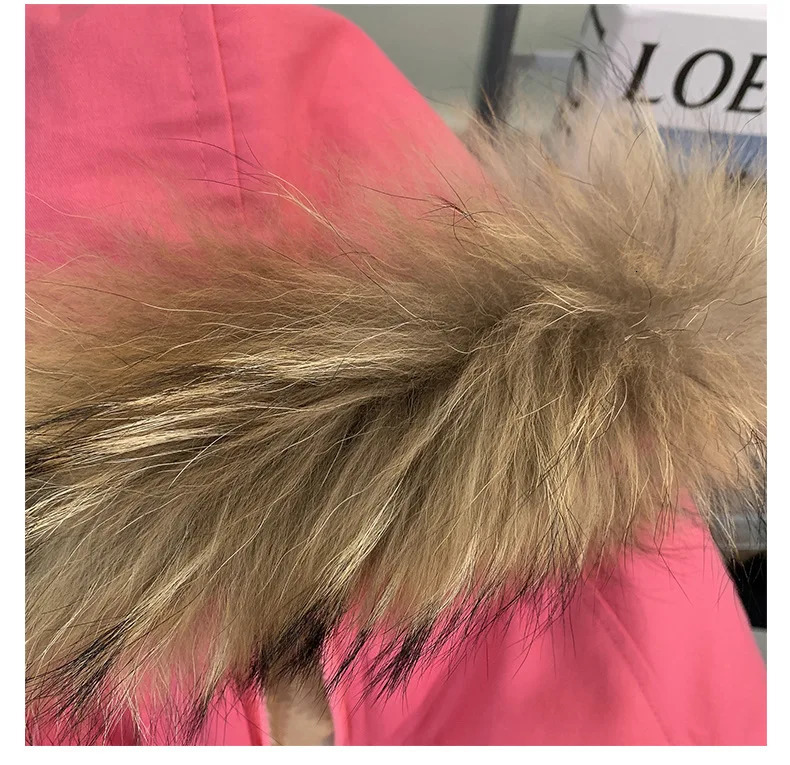 Winter childrens wear Plush thickened cotton coat windbreaker coat boys and girls medium length Plush waist cotton jacket 250811