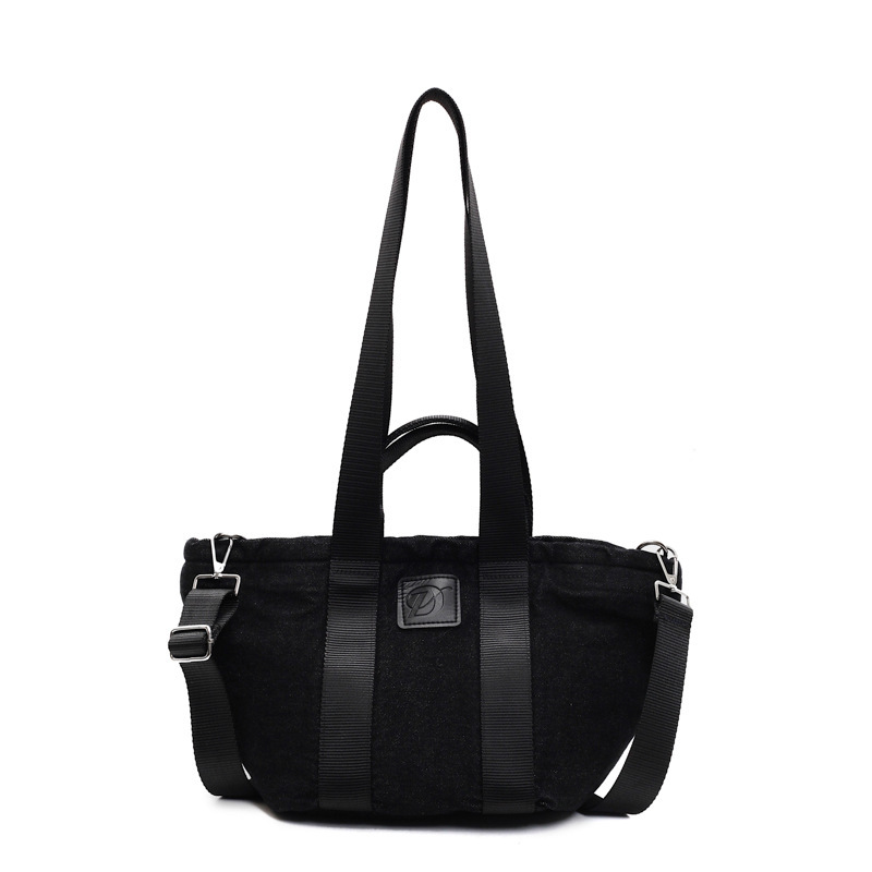 Large Capacity Denim for Women New Simple Versatile Commuter Shoulder Handheld Tote Bag