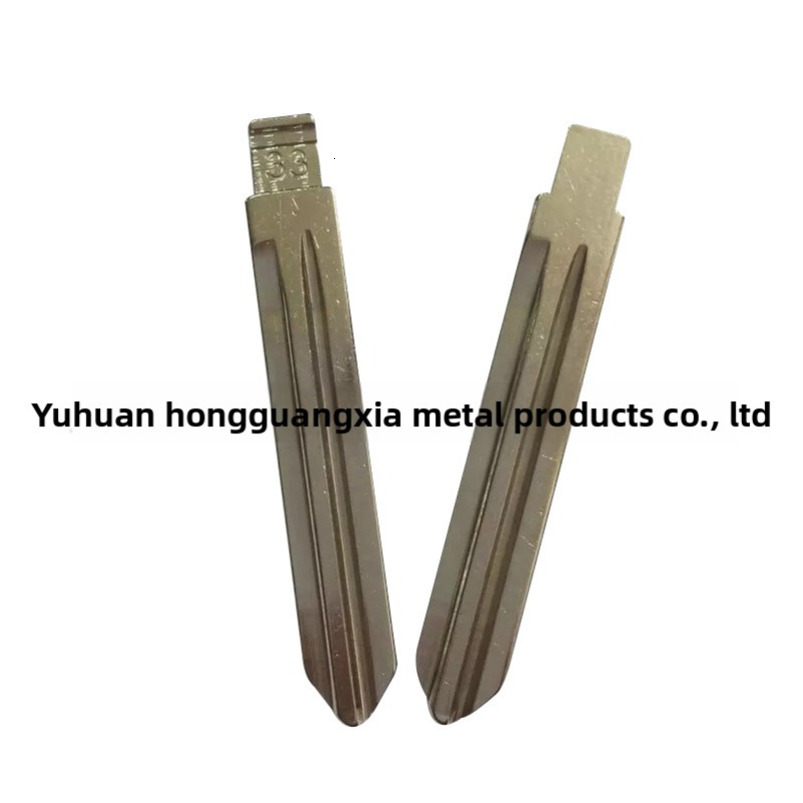 Suitable for Hyundai Yuxiang Folding Modified Copper Head Car Remote Key Blank