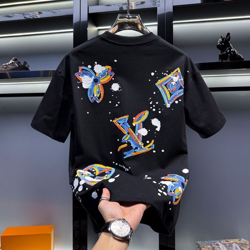 T-Shirts Designer Casual Mens Women T-shirt Letters 3D Stereoscopic printed short sleeve best-selling luxury men's hip clothing Asia size M--5XL 
