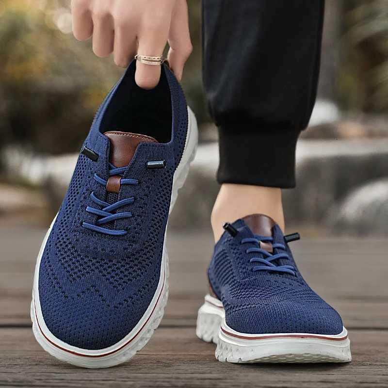 2024 Mens Casual Shoes Spring Summer Breathable Walking Shoes Lightweight Low Top Sneakers Mens Fashion Sports Shoes Z250812