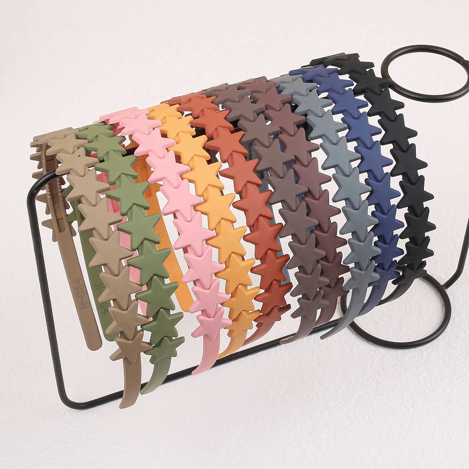5/10pcs Girls Matte Bands Wen Plastic Star Hairbands Thin Non-slip Bands Girls Children Hairbands Hair Accessories X250812