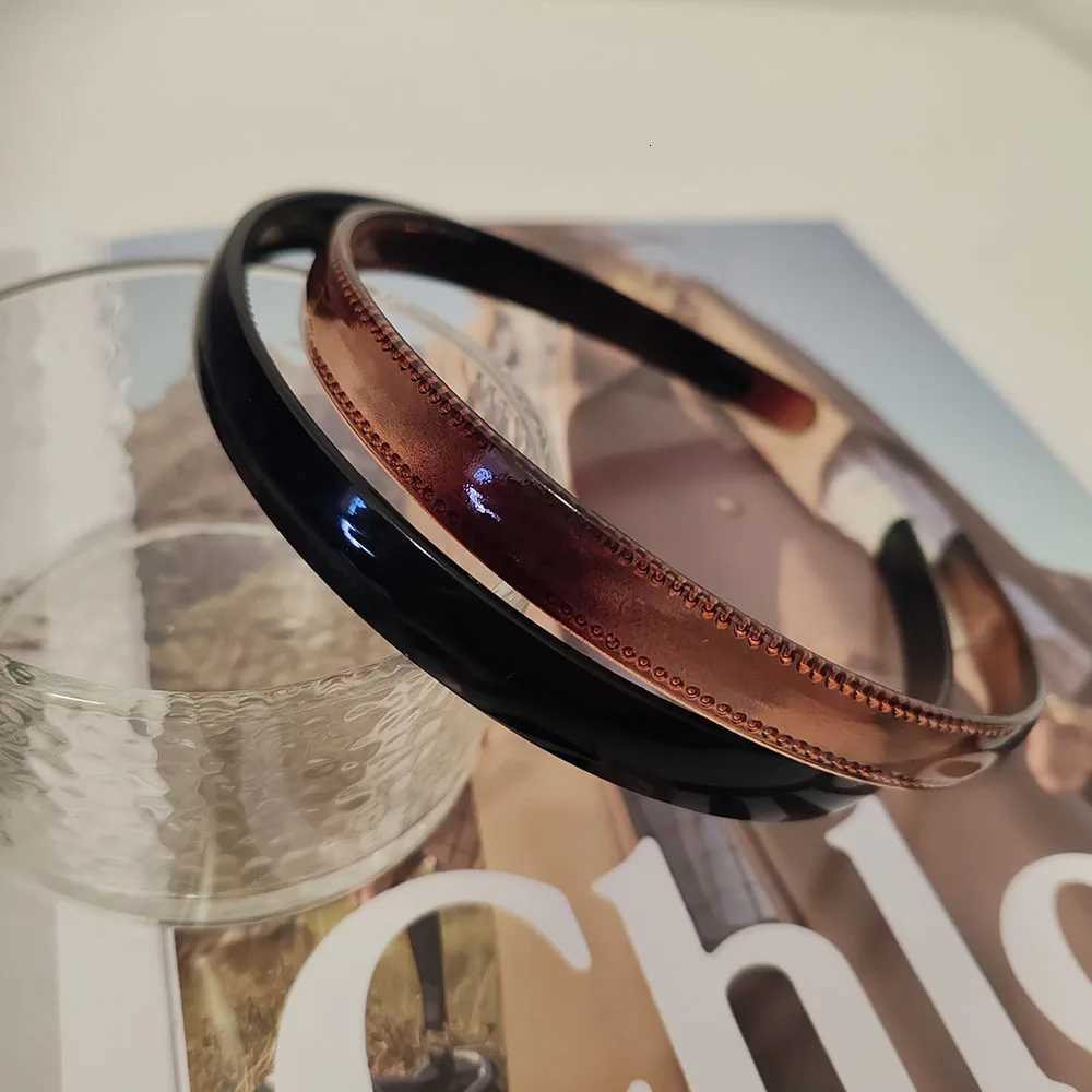 2pcs European and High Quality Black Hairbands for Women Girls Men Korean Sport Washface Hair Accessories Tool X250812