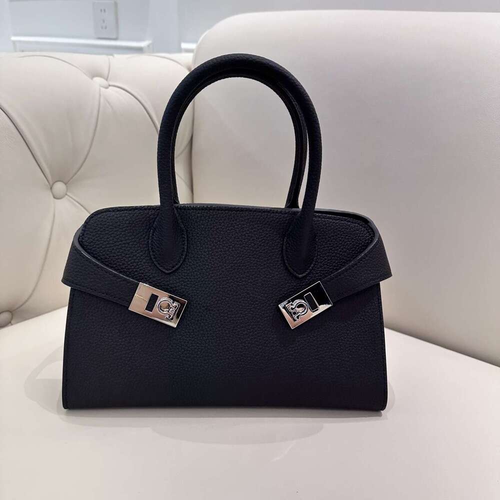 New Fashion Versatile Handbag Genuine Leather Women's Cowhide Crossbody Large Capacity Tote Bag