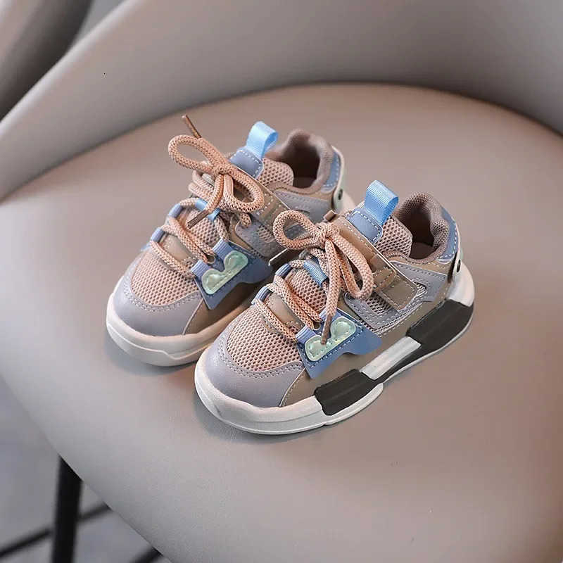 Children Casual Shoes Girls Boys Mesh Breathable Sneakers Soft Sole Kids Sports Shoes for Children Autumn T250812