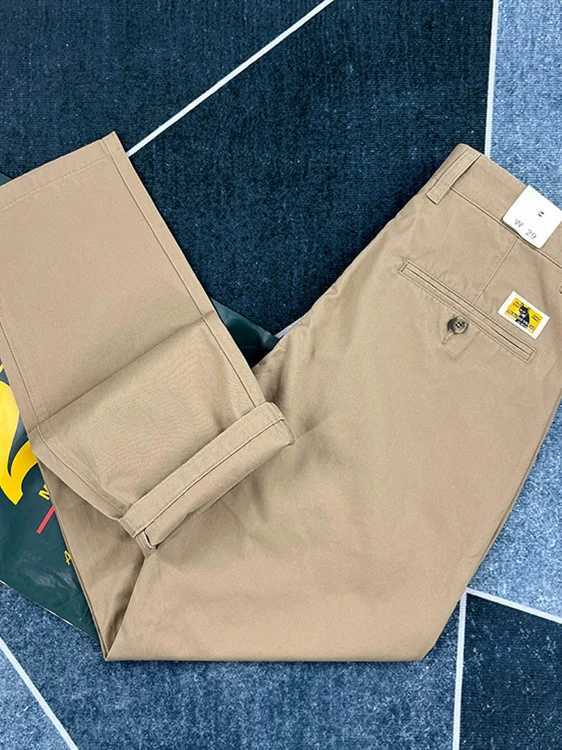 25SS Spring Summer Thin 100% Cotton Washed Pants for Men High Quality American Casual Tapered Straight Cleanfit Chino Trousers X250812
