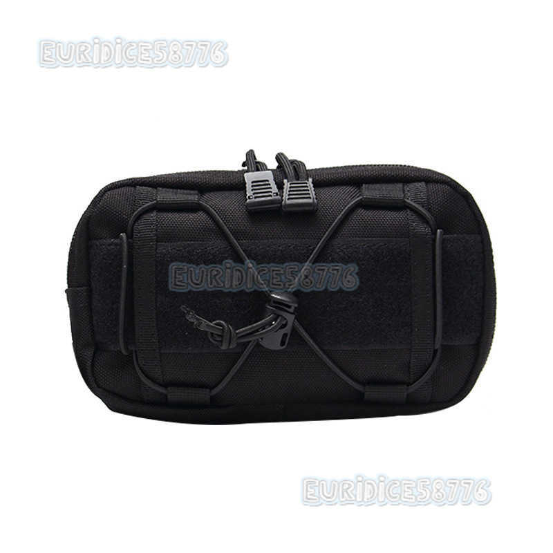 Molle Tactical Waist Bag Outdoor Waist Bag Multifunctional Phone Bag Camouflage Hanging Bag Coin Purse H250811