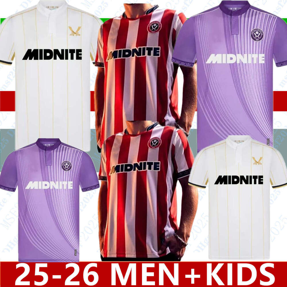 3XL 4XL 25 26 SHEFFIELDS 2025 Uniteds Home soccer jerseys SANDER BERGE UNITED JOHN EGAN RHIAN BREWSTER MCBURNIE SHARP NDIAYE TRAORE football shirts men kids