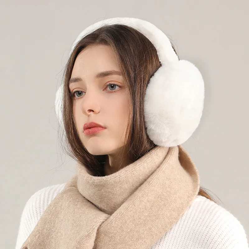 New Earmuffs Womens Winter Cute Foldable Simple Ear Cover Ear Protection Korean Version Warm Plush Warm Anti-freeze Eartips XJ250812