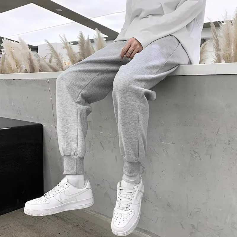 Autumn Sweatpants Mens Casual Pants Mens Handsome Korean Version Narrow Tube Tight Pants Sports Youth Thin Long Pants Mens Tr W250812