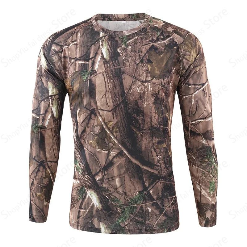 Mens Long Sleeve Tshirt 3d Camouflage Print Graphic T Shirts Men Women Fashion Fitness Tops Tees Outdoor Top Camo Clothing 250808