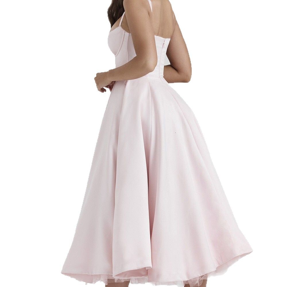 2025 Summer New European and American High end Style Off Shoulder Dress French Mesh Large Bottom Double layer Off Shoulder Dress fashion New Designer