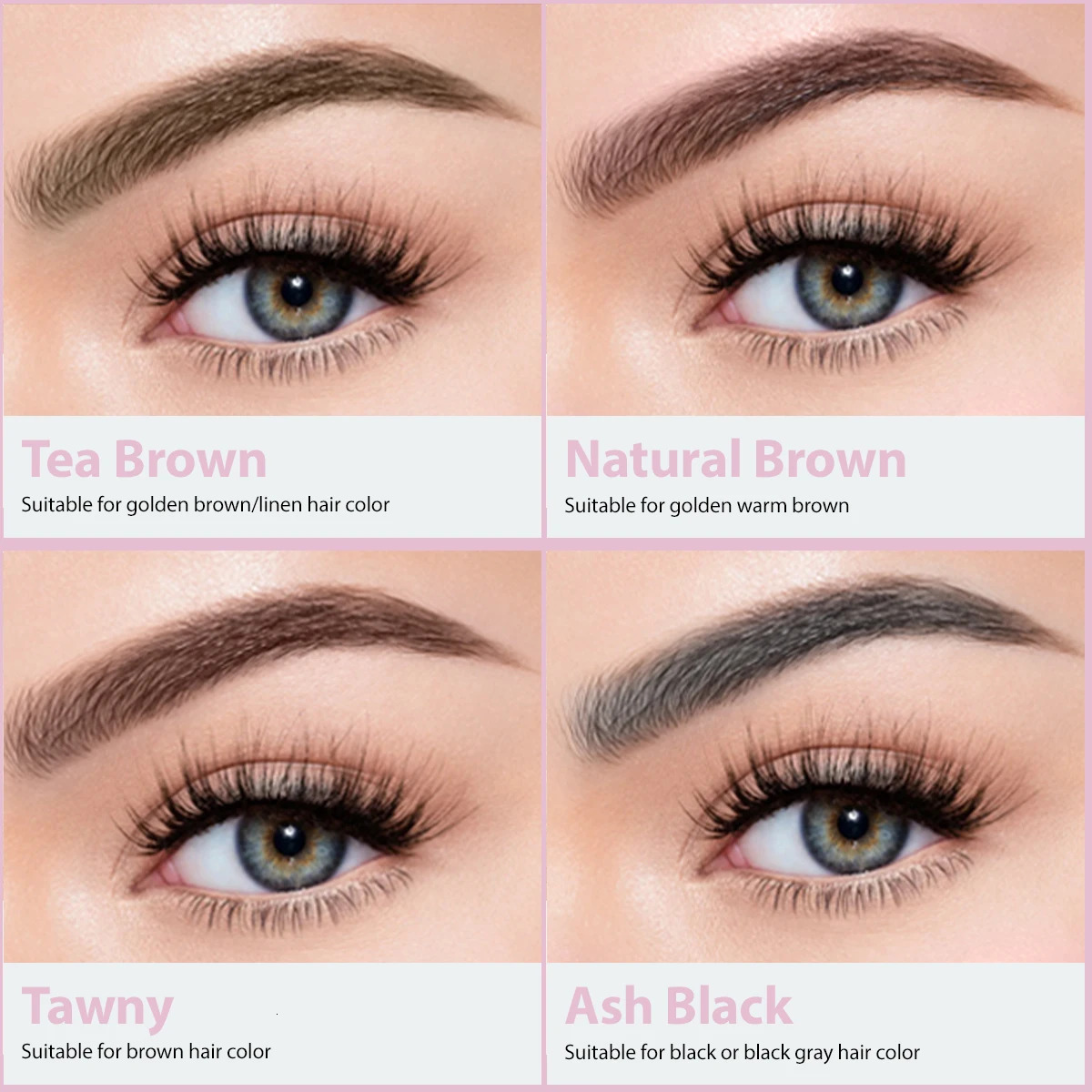 3D Eyebrow Gel Dyeing Cream with Brush Long-lasting Air-cushion Dye Brows Tint Long-lasting Natural Makeup Eyebrow Enhancer1PC 250809