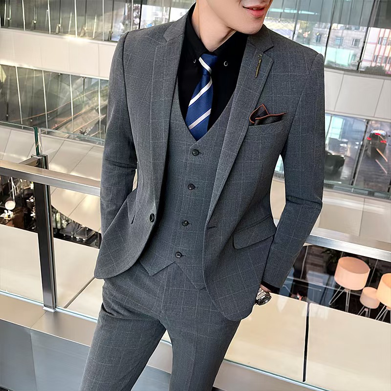T1424 men's three-piece business suit