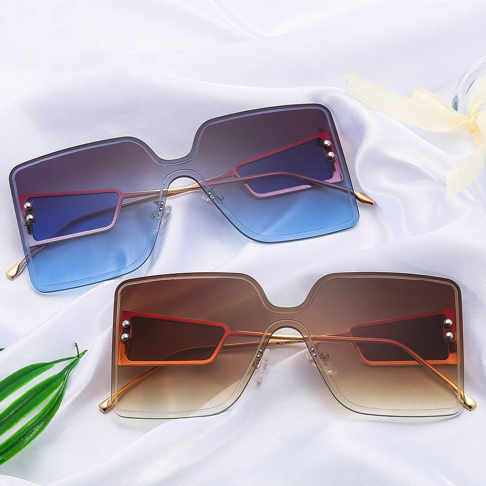 Designer Sunglasses For Women Square Oversized Sunglasses Fashion Classic Retro Sunglasses Luxury Polarized Goggle Pilot PC Frame UV400 Eyewear P3033