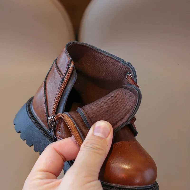 Baby Boys Casual Boots Autumn Winter Girls Shoes Windproof Waterproof Children Outdoor Boots Soft-soled Non-slip Kids Boots XJ250812