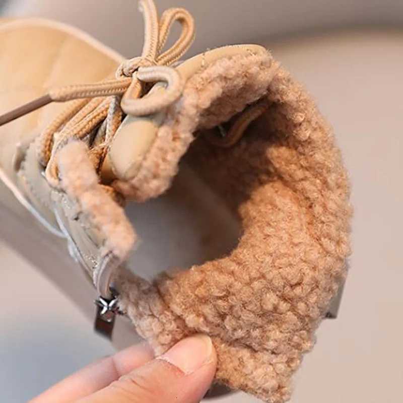 2024 Autumn Winter Kids Boots Baby Girl Shoes Non-slip Children Infant Boys Snow Boots Cotton Shoes XJ250812