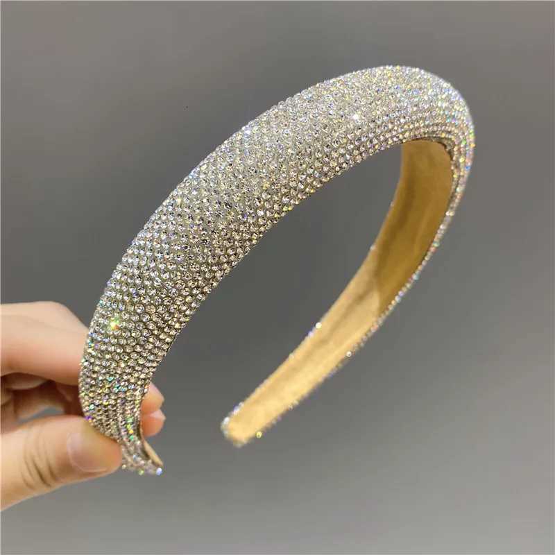 wen girls rhinestone glitter sponge padded hairband band adt hair accessories hair jewley X250812
