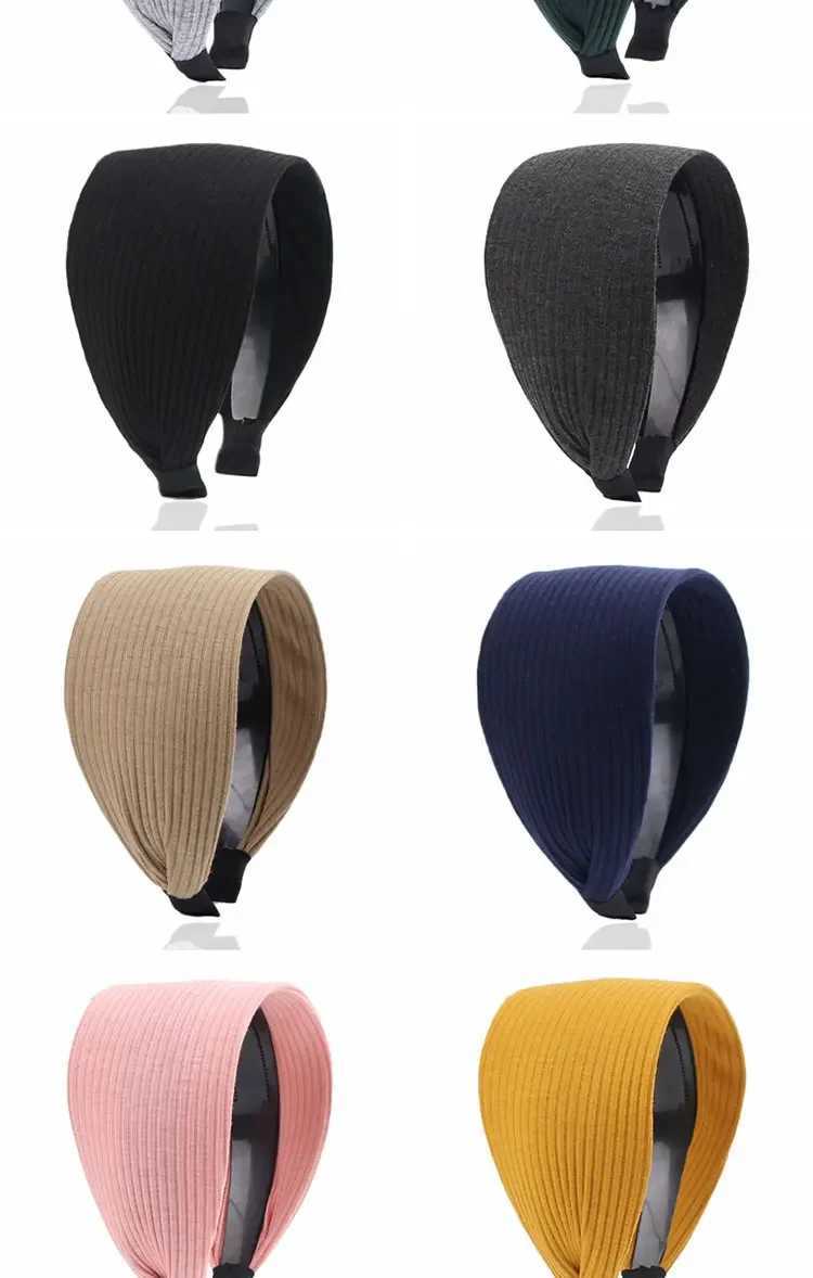 Wide-Brimmed Non-Slip Band Wens Short Hair Simple Hair Clip Cover Gray Hair Fashion Temperament Hair Pressing Wear X250812