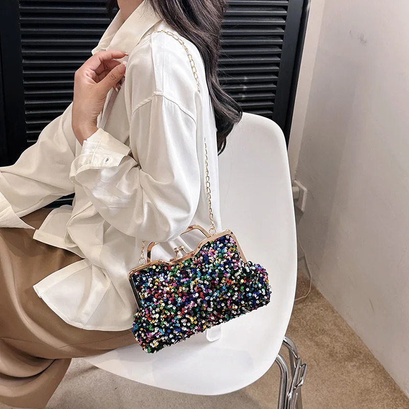 Spring Summer Fashion Squints Bling Shoulder Bags for Women Handbags Elegant Party Purse and Handbgs 250809