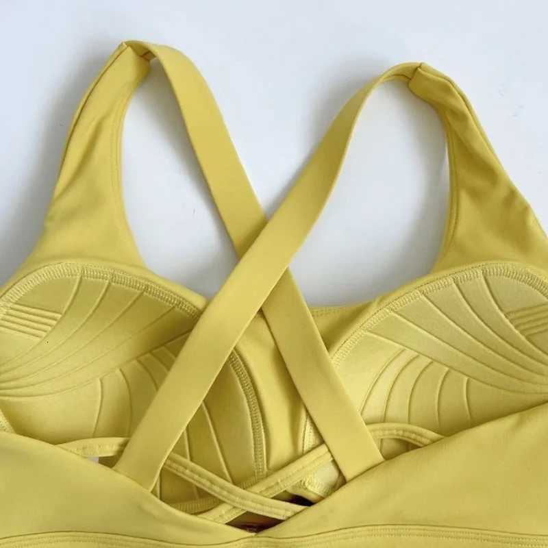 Integrated Fixed Cup Bra for Women Running Fitness Beautiful Back Skipping Rope Clothes Professional Sports Vest Linge Z250812