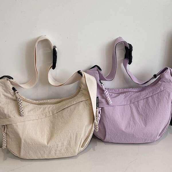 Fashion Cloth Single Shoulder for Female Students 2025 Summer New Casual Tote Large Capacity Class Dumpling Bag