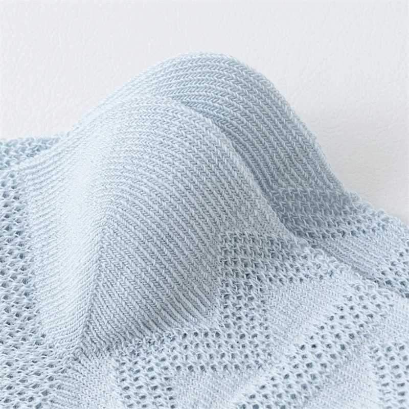 08T born Spring Summer Baby Infants Cotton Soft Socks For Girls And Boys Thin Mesh 250812