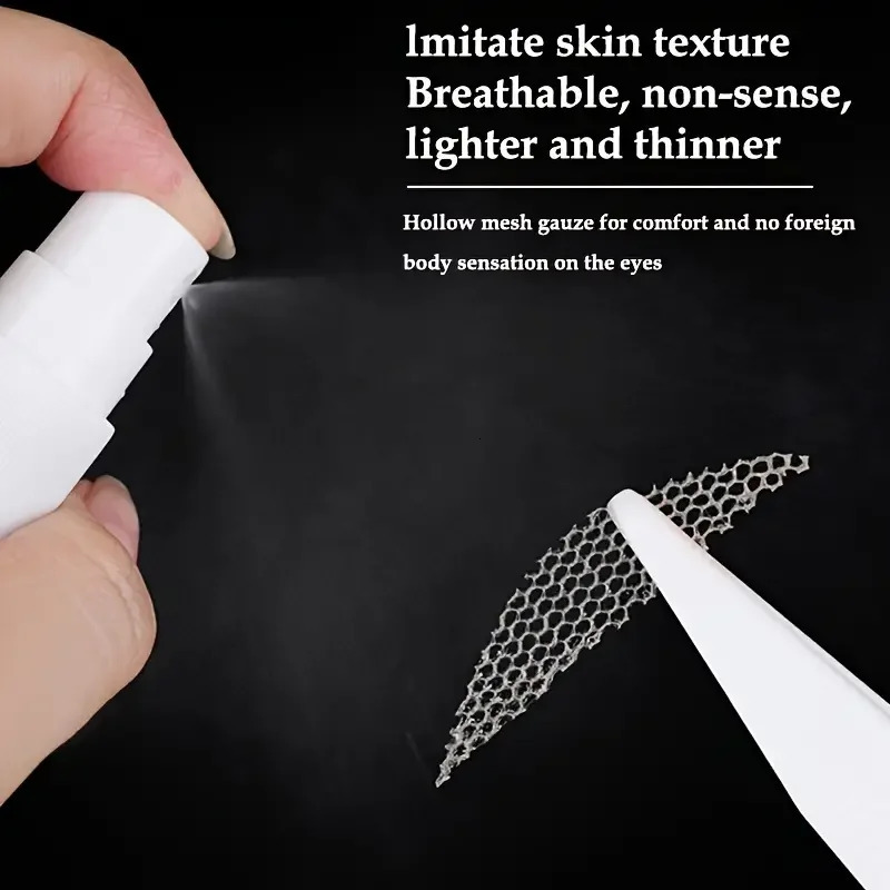 300Pcs Water-activated Eyelid Tape Sticker Double Fold Self Adhesive Eyelid Tape Stickers Makeup Clear Beige Invisible Tool 250807