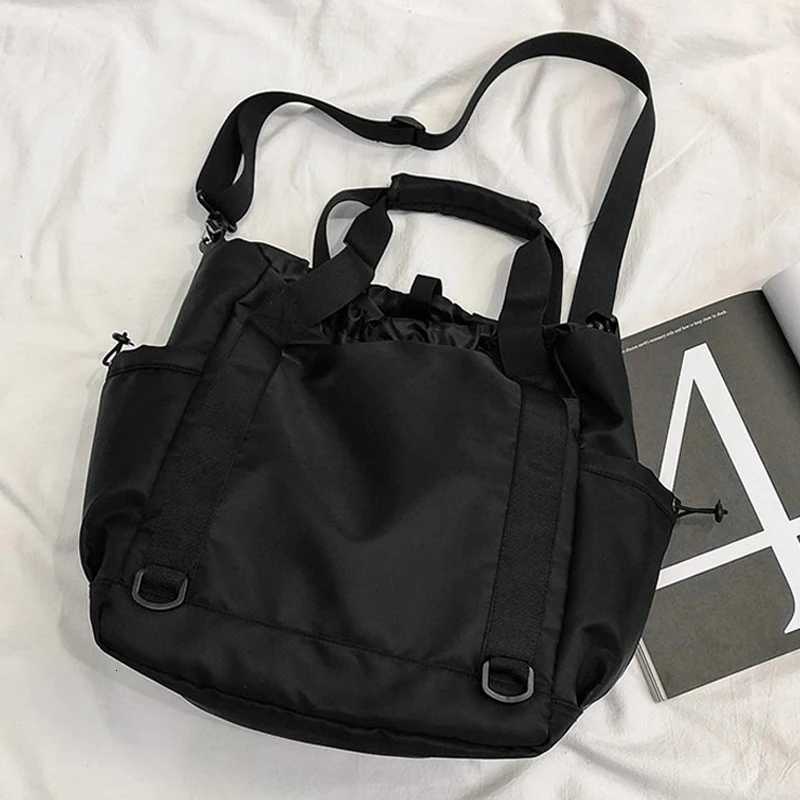 Messenger Bags Men Nylon Waterproof Big Shoulder Bag High Quality Men Hip Hop Streetwear Travel Bags Z250812